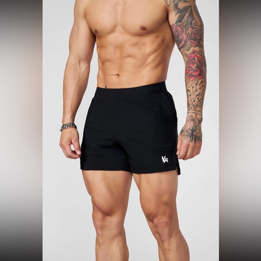 YoungLa 1018 - CORE TRAINING SHORTS-Black. Newest release